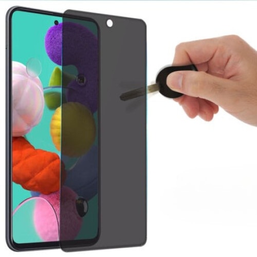 Folie sticla securizata Flippy compatibila cu Realme GT2 Pro, Full Glue, Privacy, Negru