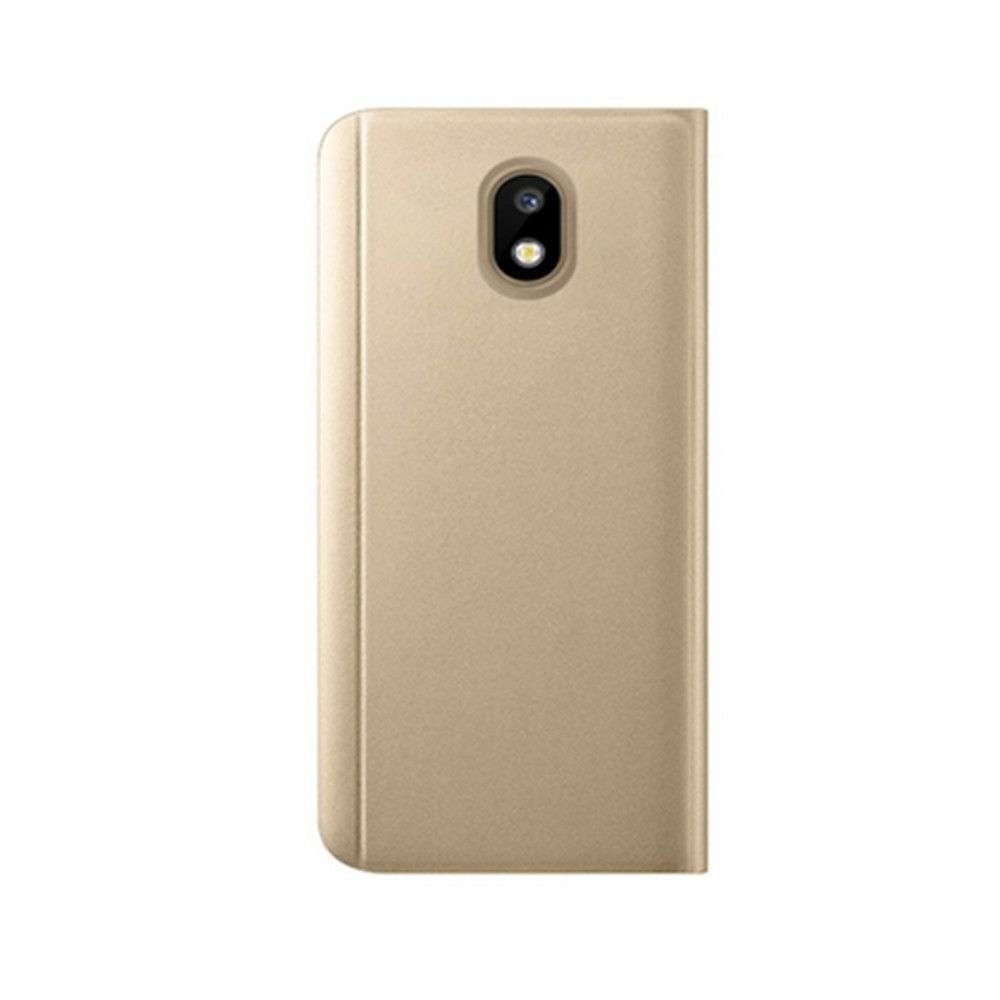 Husa compatibil cu Samsung S20 Plus Flip Cover Oglinda Auriu