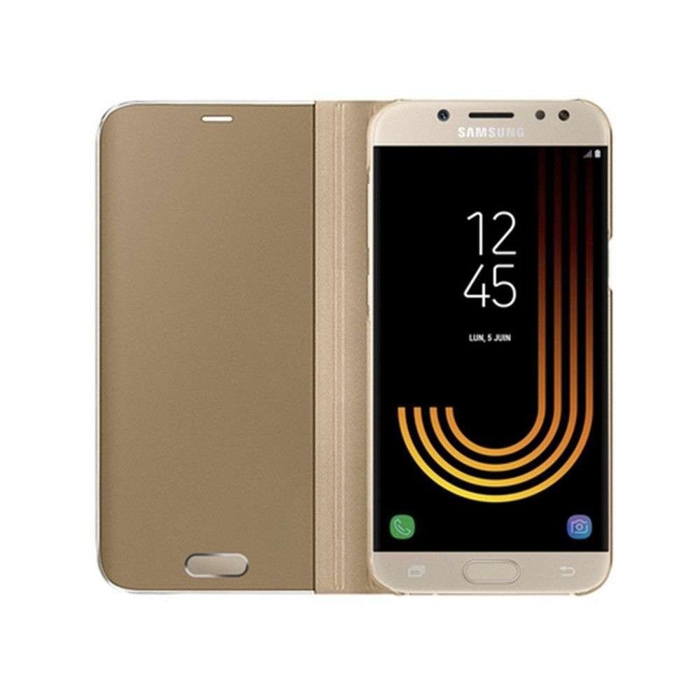 Husa compatibil cu Samsung S20 Plus Flip Cover Oglinda Auriu