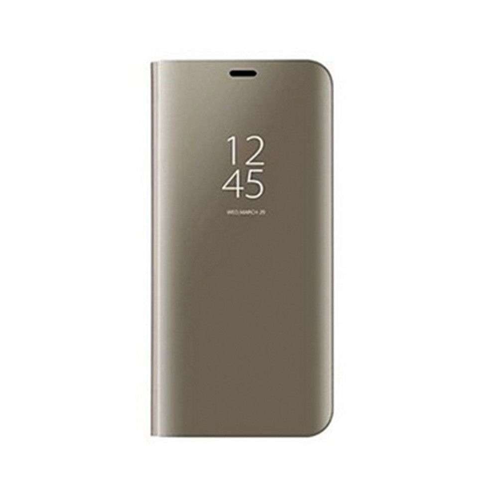 Husa compatibil cu Samsung S20 Plus Flip Cover Oglinda Auriu