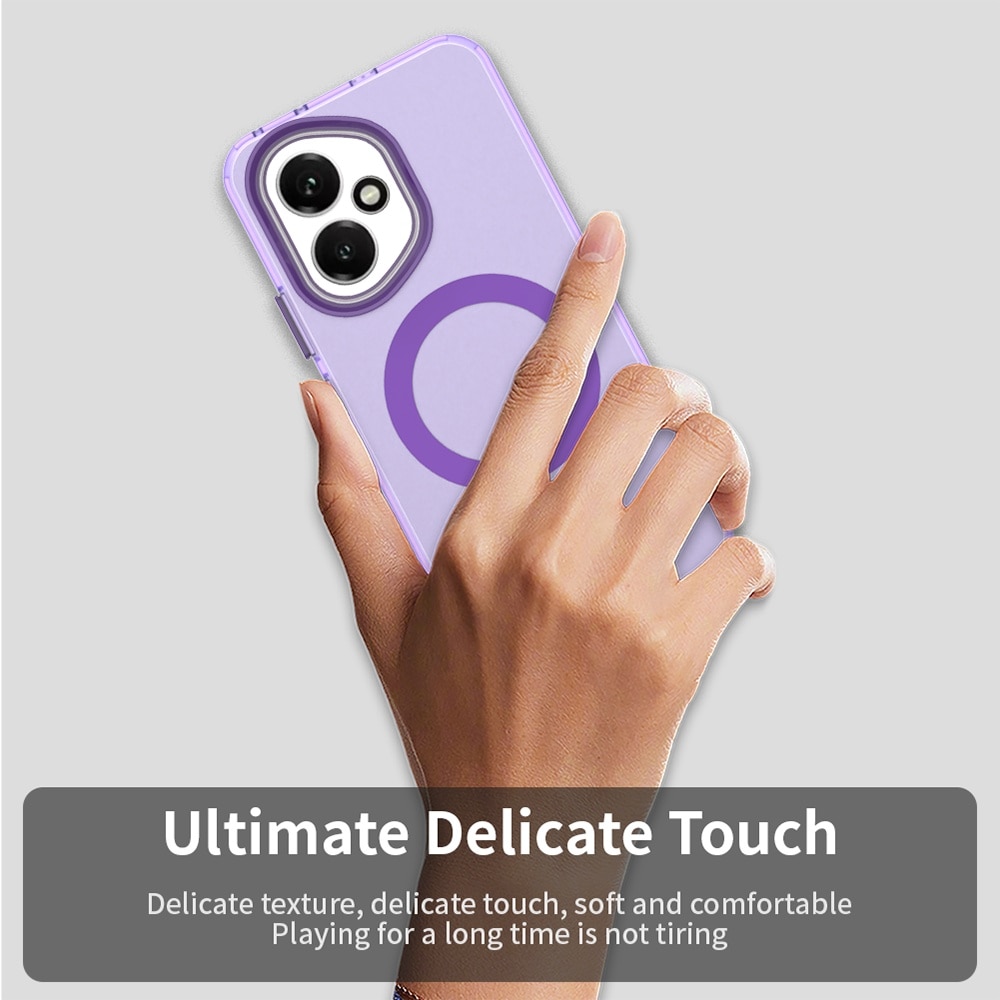 Husă Candy Case MagSafe pentru Honor 400, violet, TPU și policarbonat