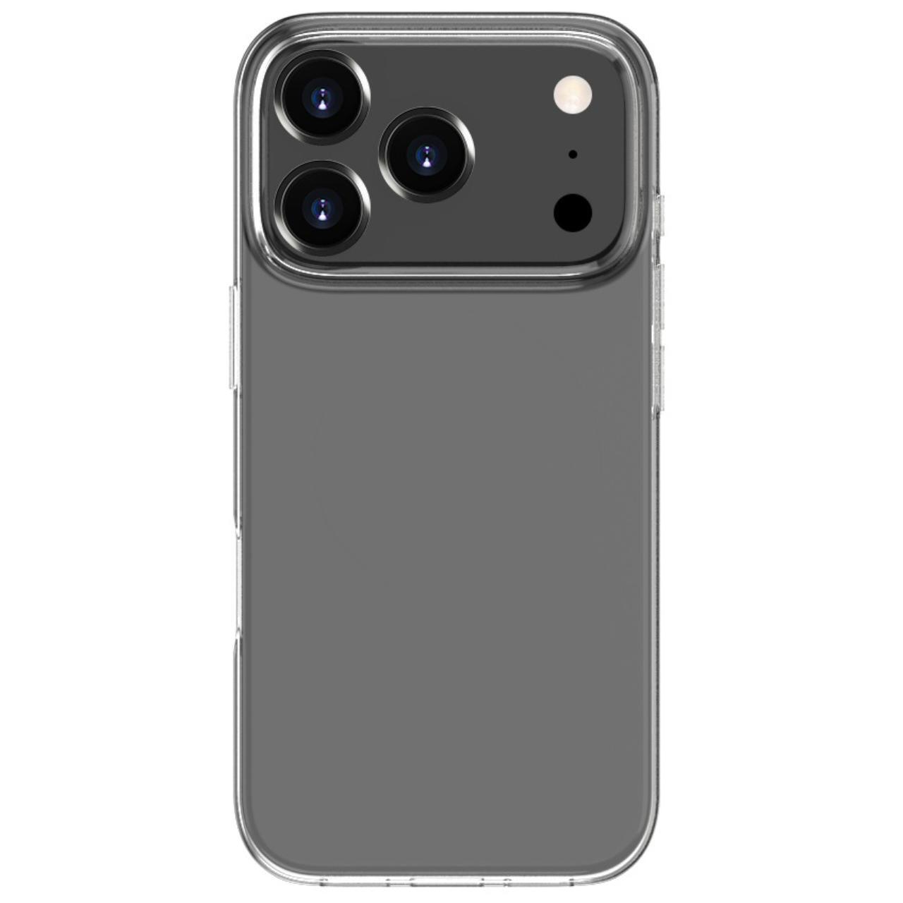 Husa de protectie Lemontti din Silicon pentru iPhone 17 Pro, Transparent