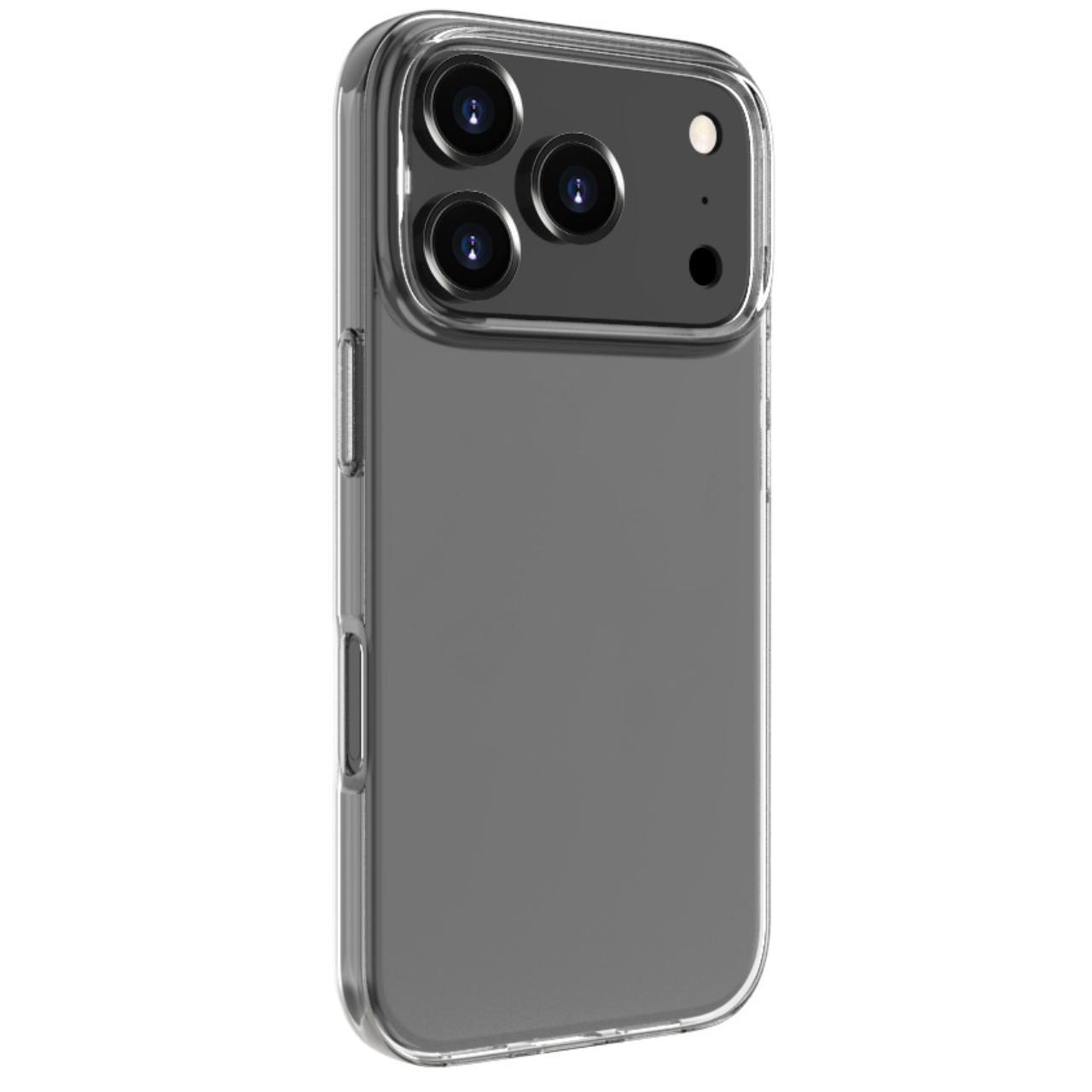 Husa de protectie Lemontti din Silicon pentru iPhone 17 Pro, Transparent