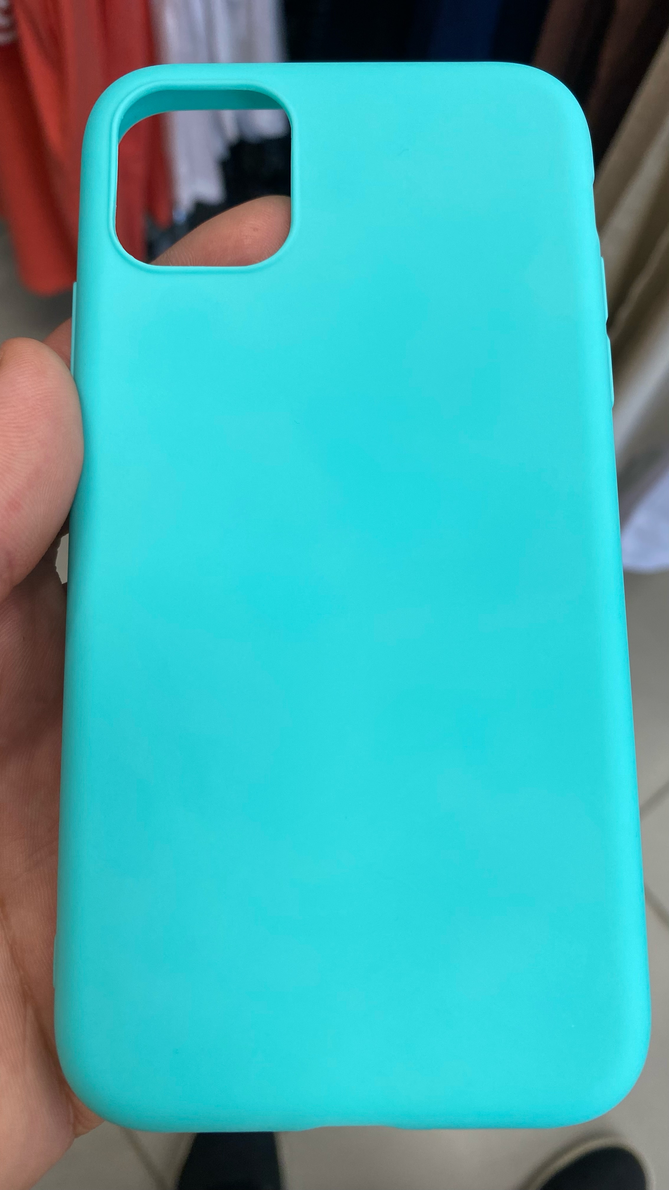 Husa de Protectie, Flippy, pentru Apple iPhone 11, din TPU Mat, Flexibila, Turcoaz
