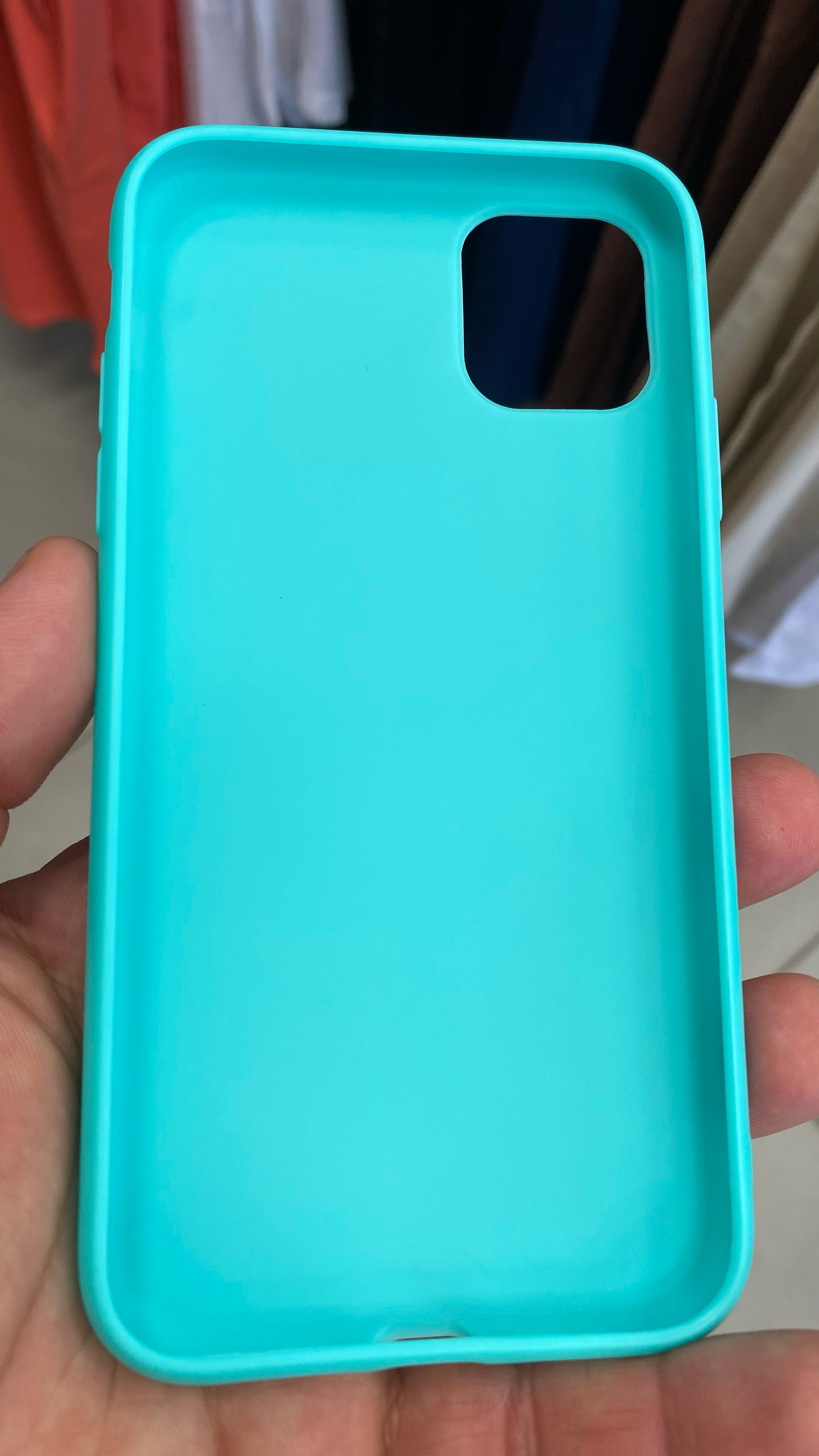 Husa de Protectie, Flippy, pentru Apple iPhone 11, din TPU Mat, Flexibila, Turcoaz