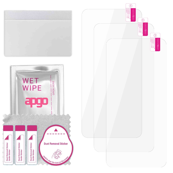 Protector de ecran din sticla temperata apgo 3x 9H pentru Honor 90 Lite - Sticla temperata flexibila apgo
