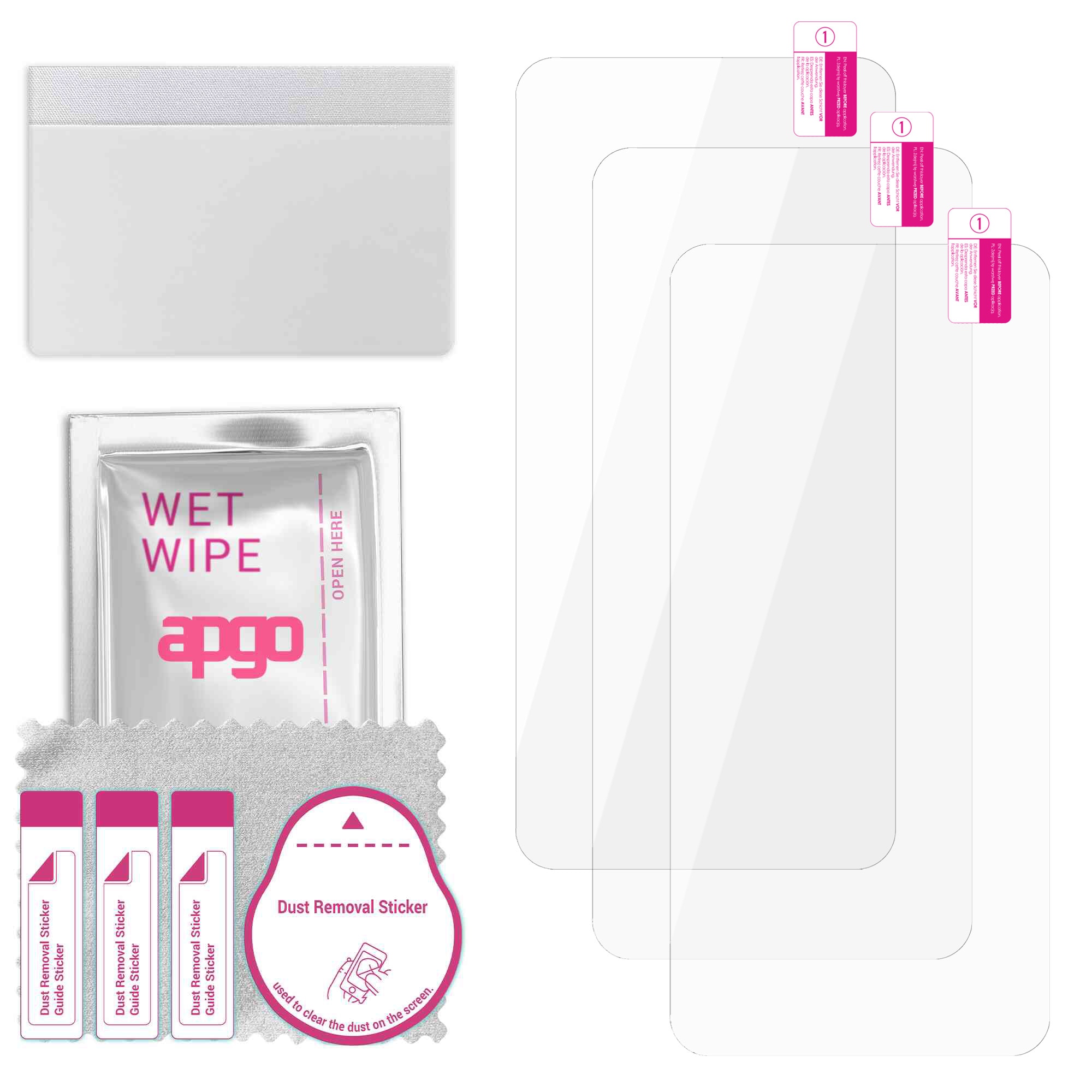 Protector de ecran din sticla temperata apgo 3x 9H pentru Honor 90 Lite - Sticla temperata flexibila apgo