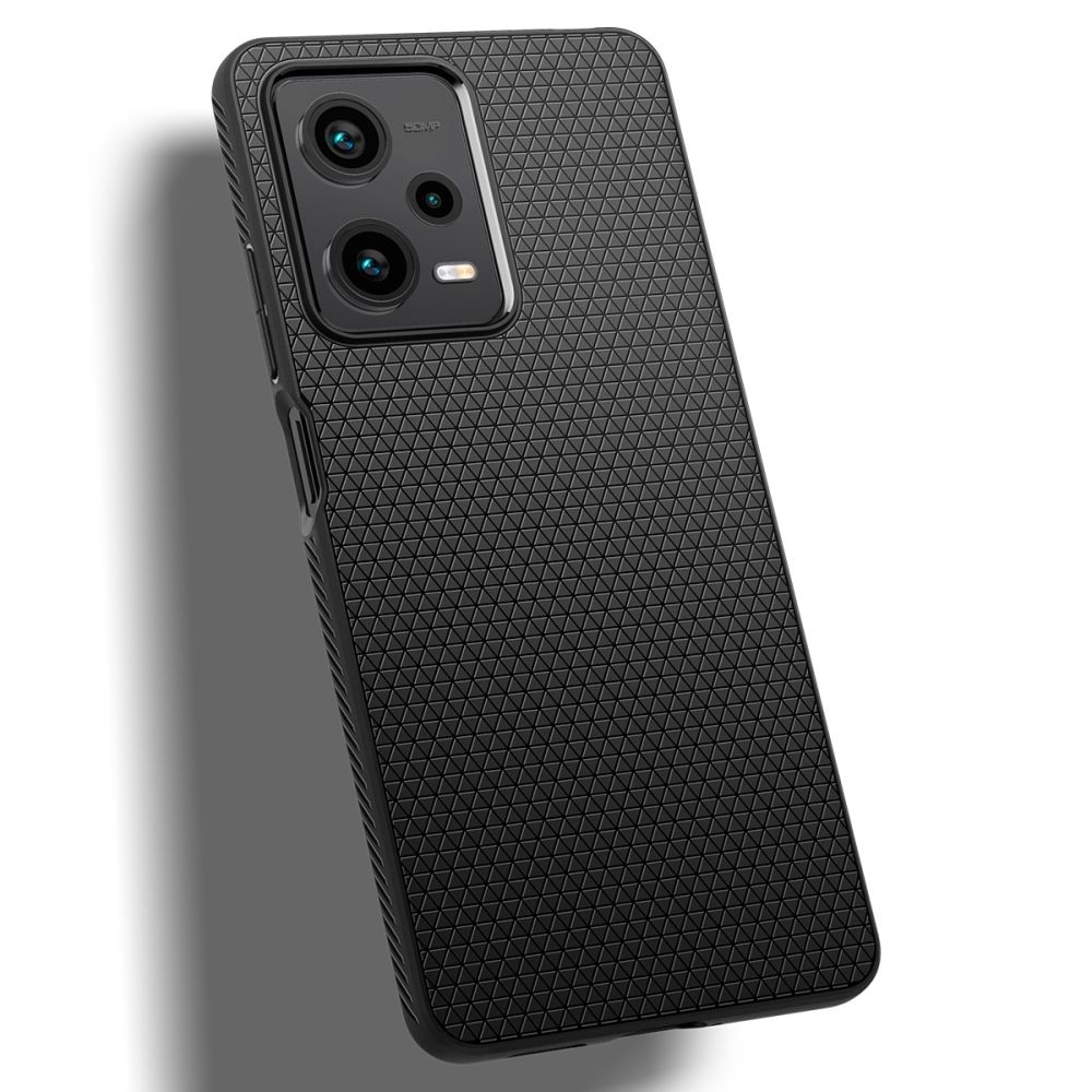 Carcasa Spigen Liquid Air compatibila cu Xiaomi Redmi Note 12 Pro / Poco X5 Pro 5G Matte Black