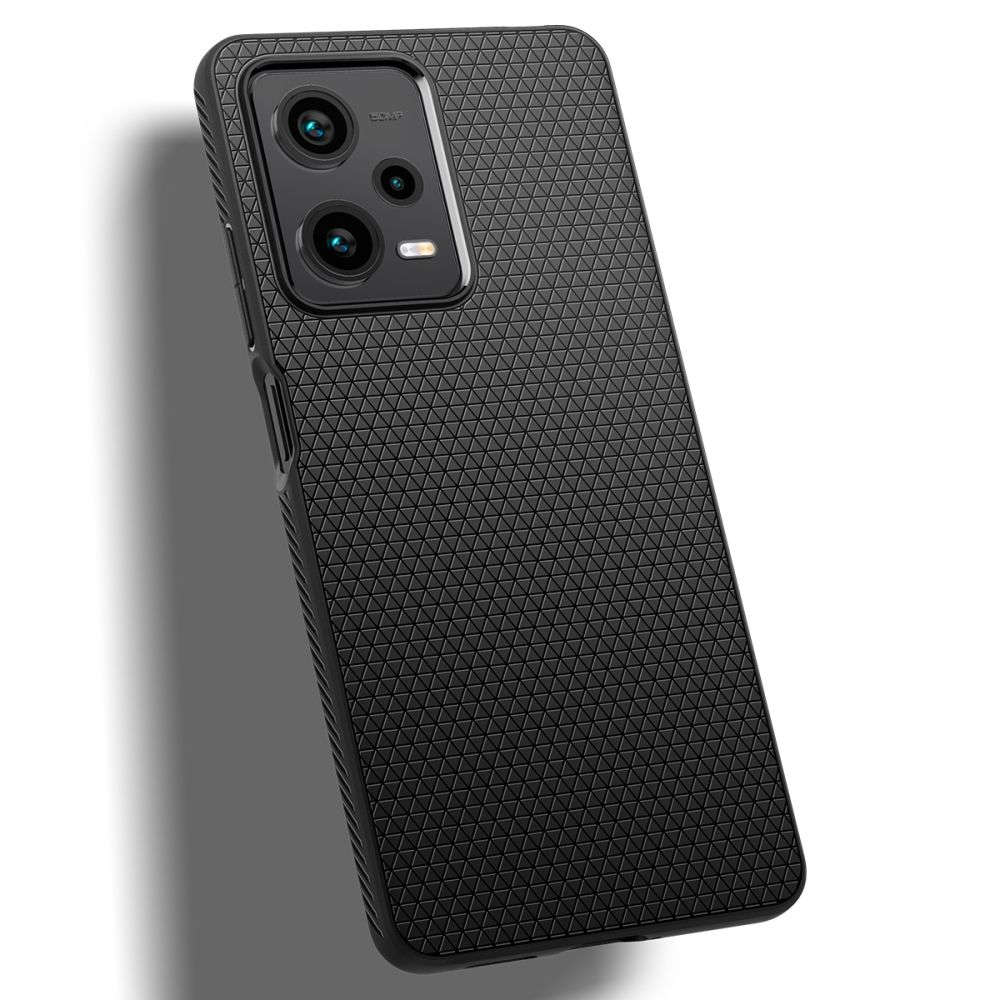 Carcasa Spigen Liquid Air compatibila cu Xiaomi Redmi Note 12 Pro / Poco X5 Pro 5G Matte Black