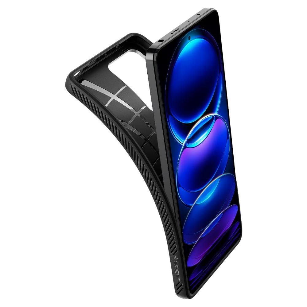 Carcasa Spigen Liquid Air compatibila cu Xiaomi Redmi Note 12 Pro / Poco X5 Pro 5G Matte Black