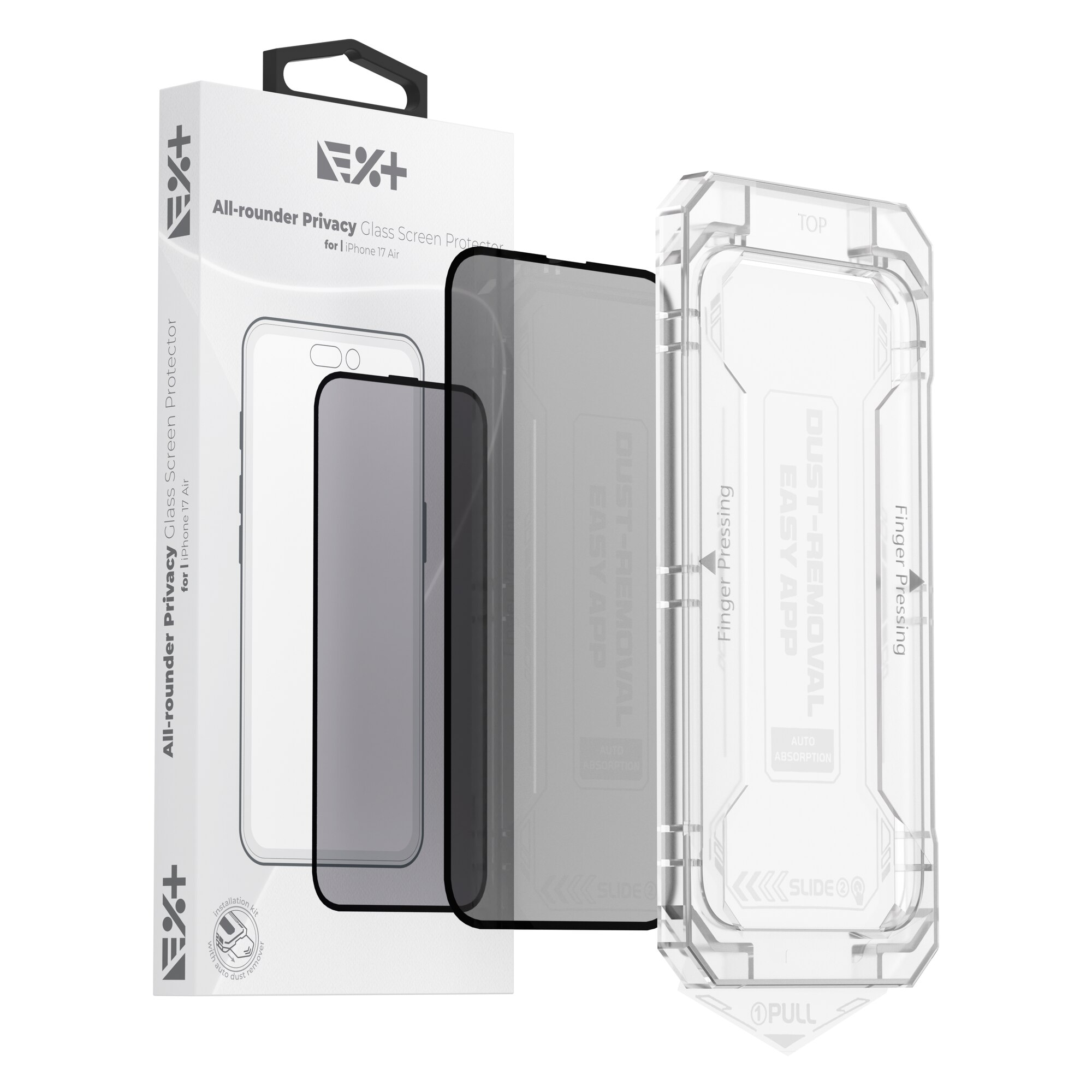 Folie de protectie din sticla All-rounder Privacy NOA pentru Iphone 17 Air