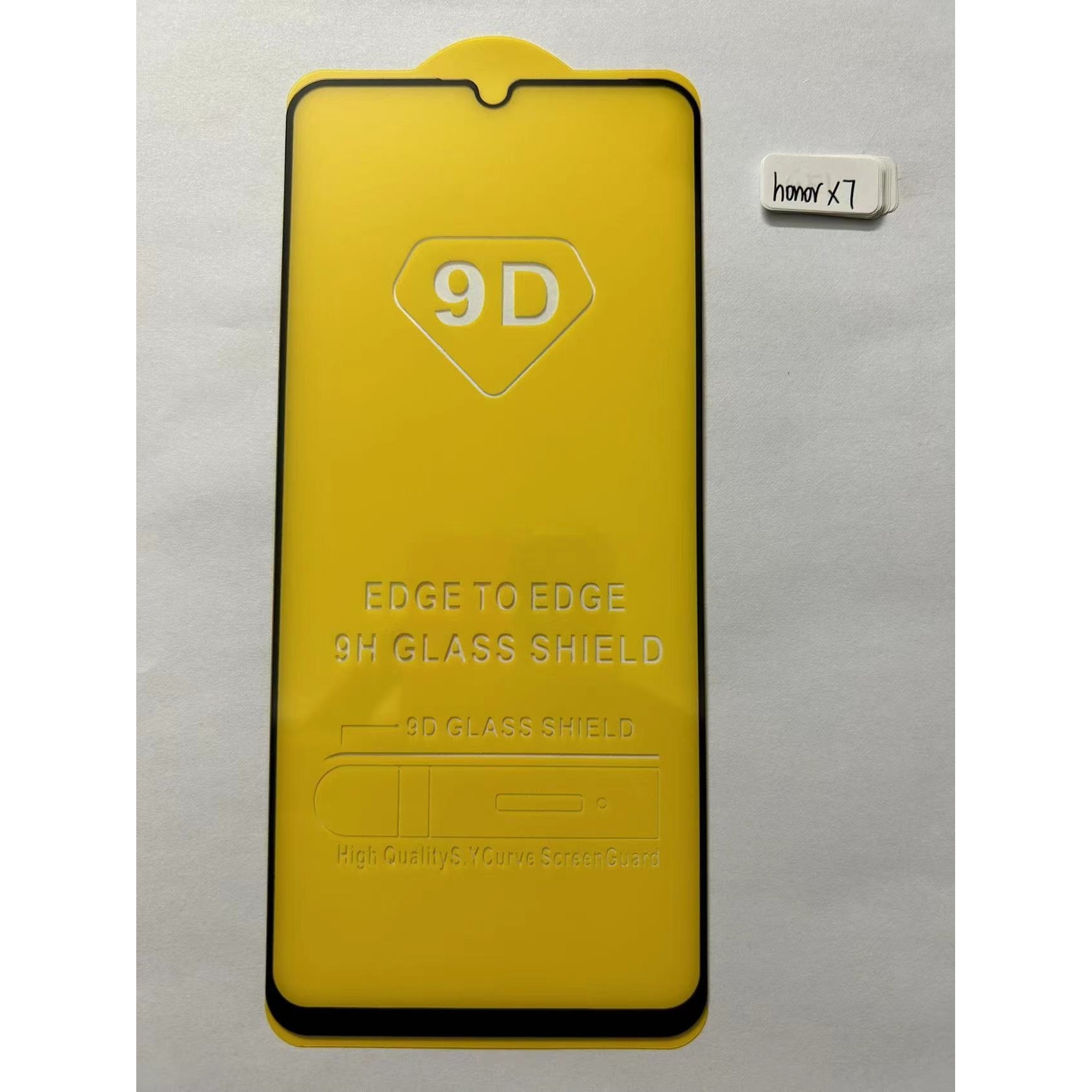 Folie Sticla Securizata compatibil cu Honor X7, Full Glue Negru