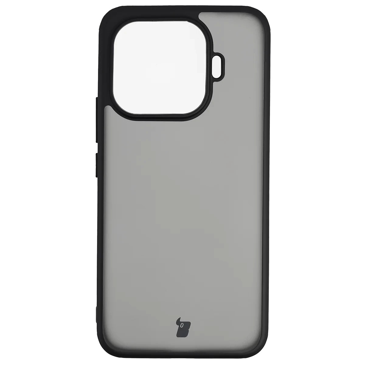 Carcasa Bizon Angelo compatibila cu Xiaomi 17T Pro, Transparent / Negru