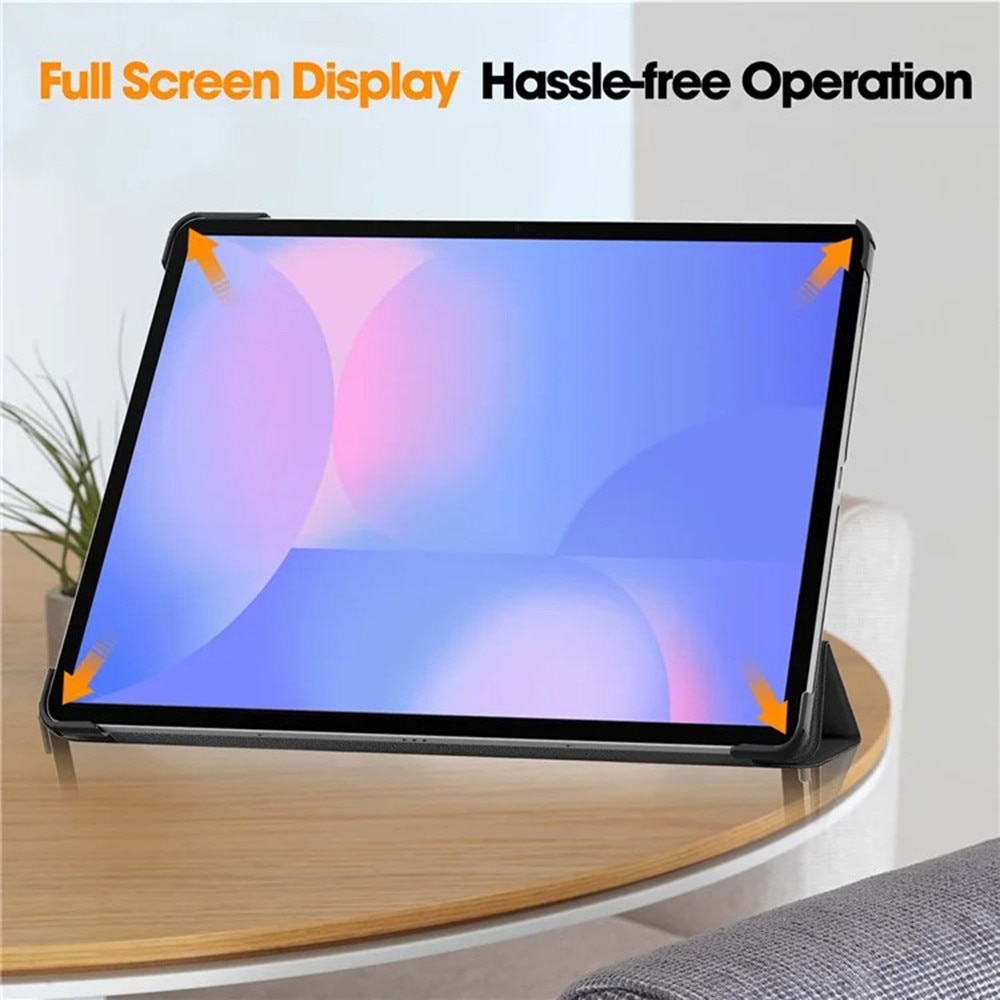 Husa pentru Samsung Galaxy Tab S10 FE Plus, I10, Microfibra, Black