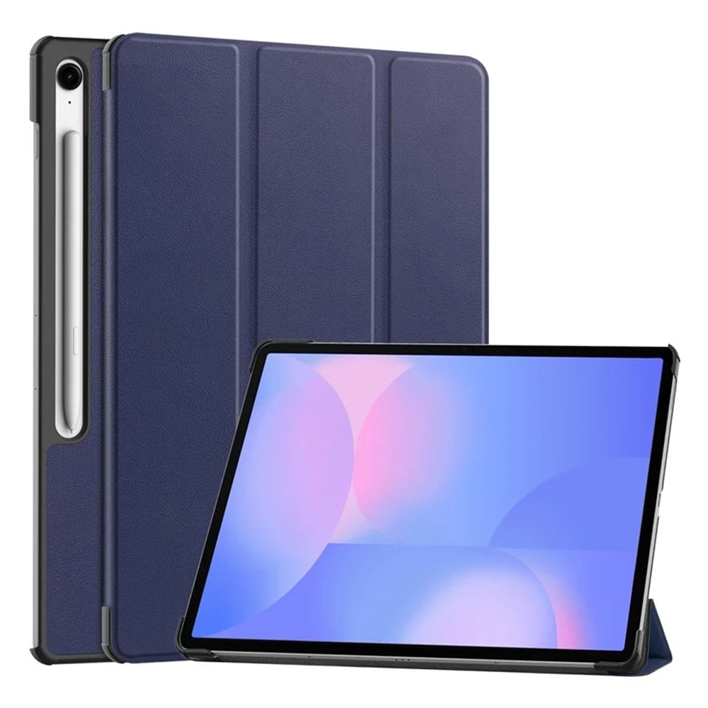 Husa pentru Samsung Galaxy Tab S10 FE Plus, I7, Microfibra, Blue