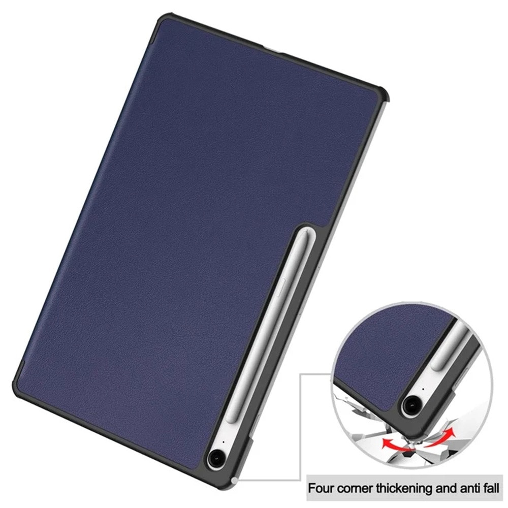 Husa pentru Samsung Galaxy Tab S10 FE Plus, I7, Microfibra, Blue