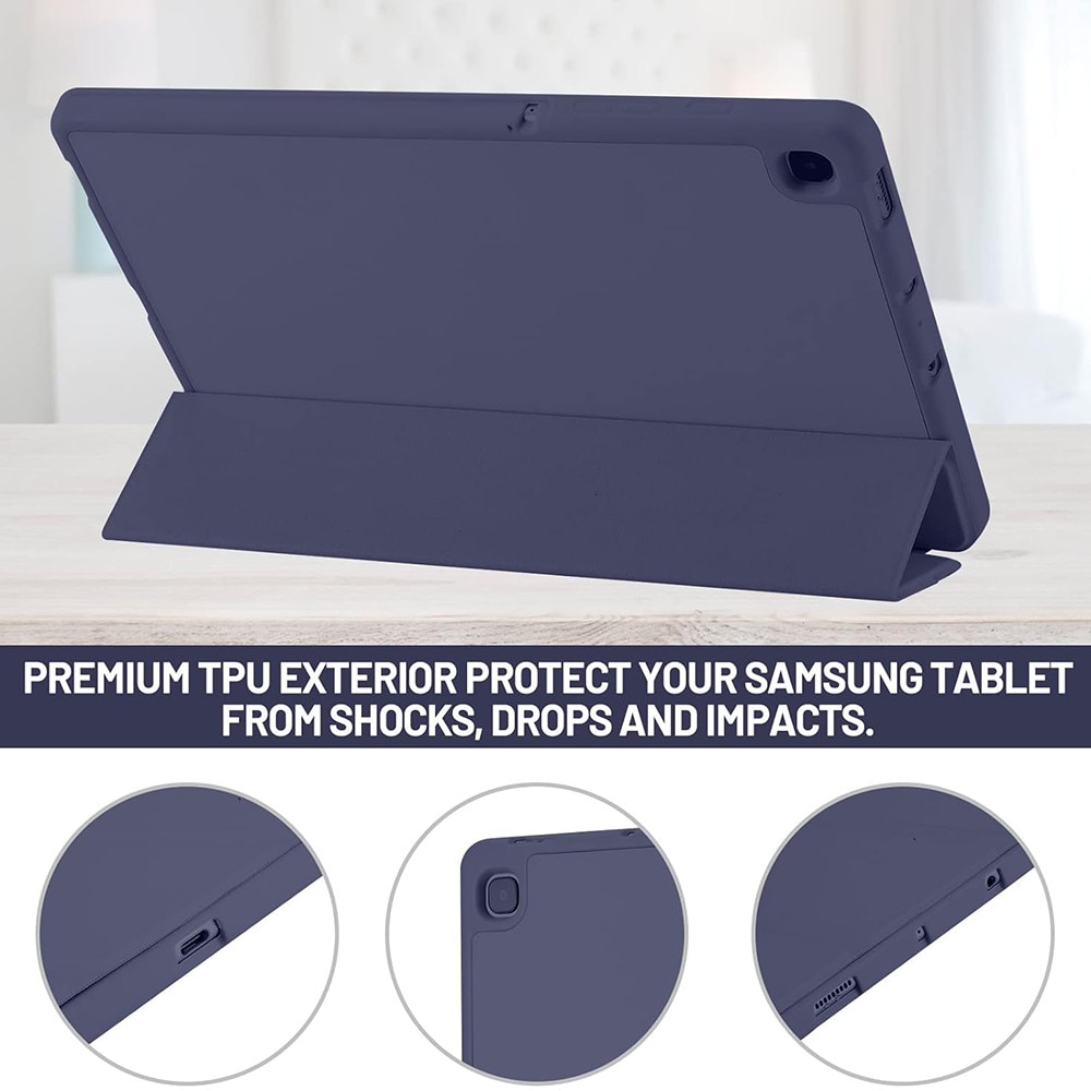 Husa Protectie pentru Samsung Galaxy Tab S6 Lite 2020/2022/2024, B54, TPU, Dark Blue
