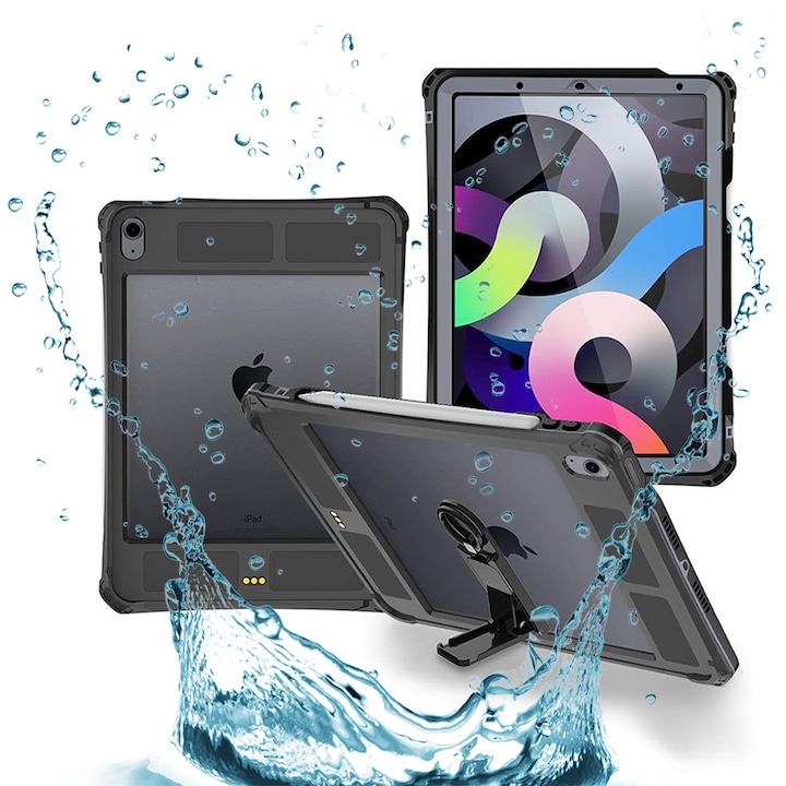 Husa Protectie pentru iPad Air 4 2020/Air 5 2022, B61, Lexgard, Deep Dark