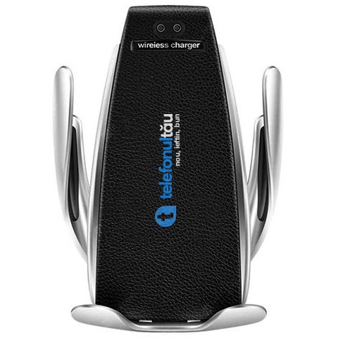 Suport telefon cu incarcare Wireless telefonultau Fast Charge QI, Automatic, Smart Sensor, 4-6.5inch, Black