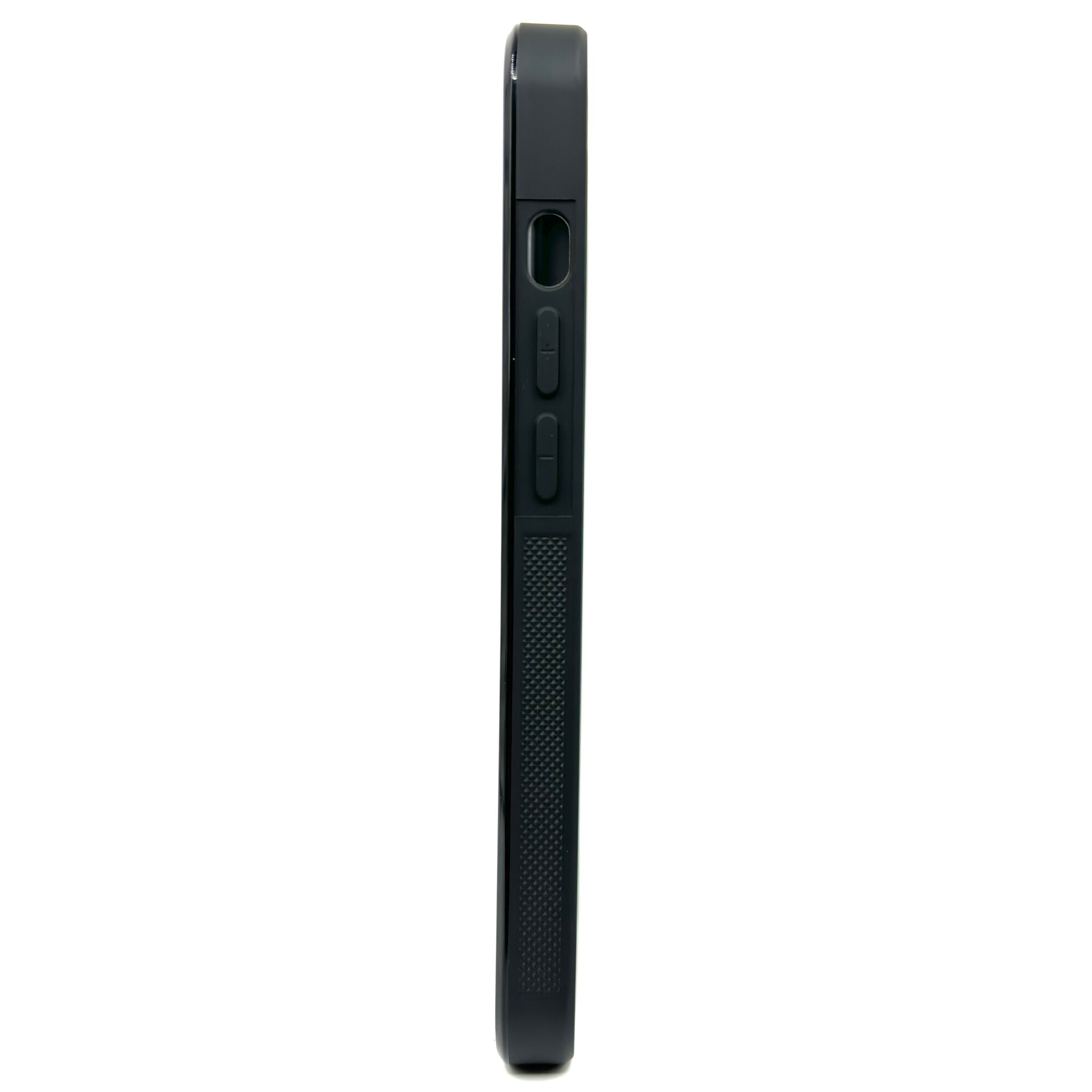 Husa ELENCASE pentru iPhone 13 Pro Max, Laterale Soft Grip TPU si Spate Hard PC, Slim, Margini Ridicate pentru Protectia Ecranului si a Camerelor, Glam Blue