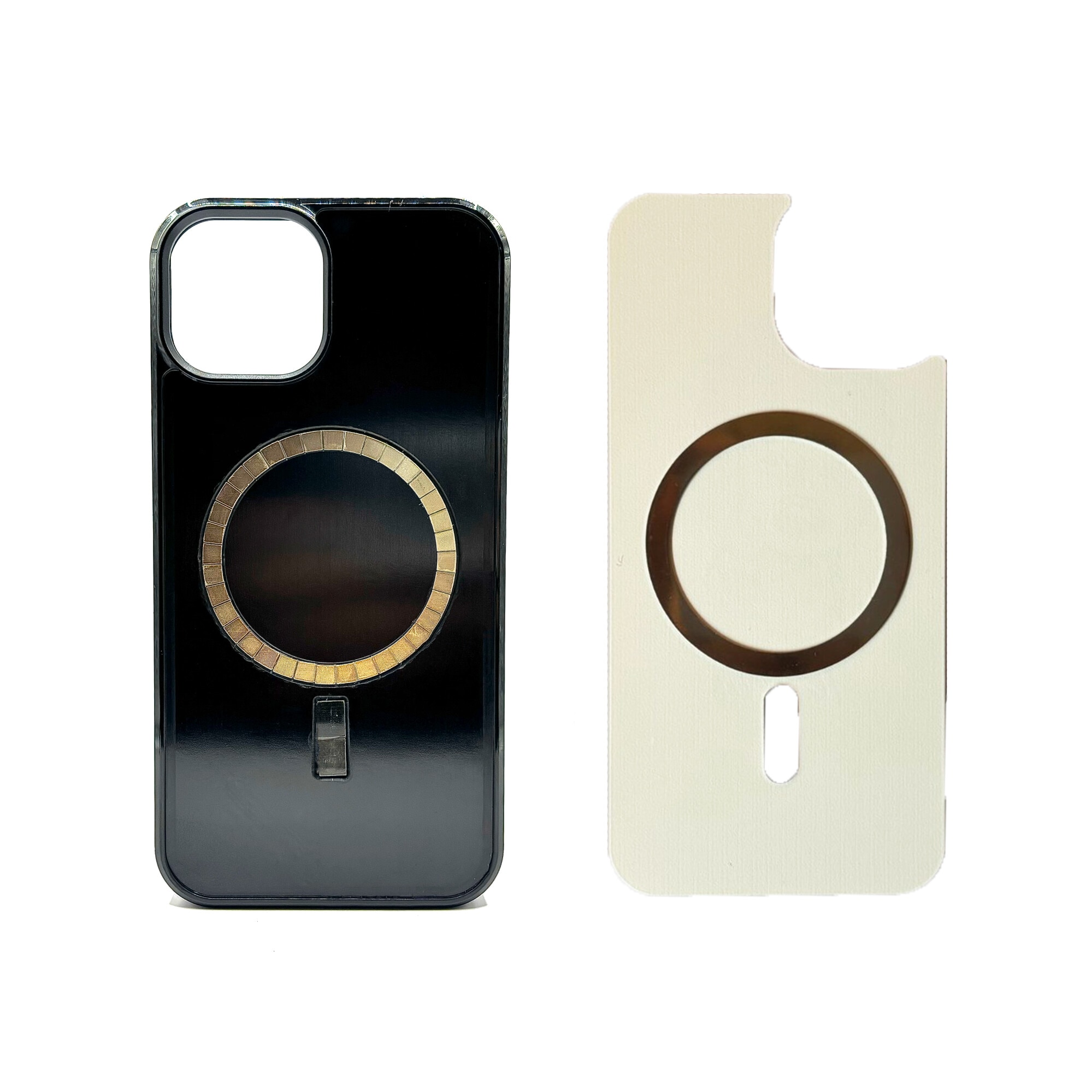 Husa de Protectie MagChange pentru iPhone 15 Pro Max, Spate Interschimbabil, Plate Salty Soul
