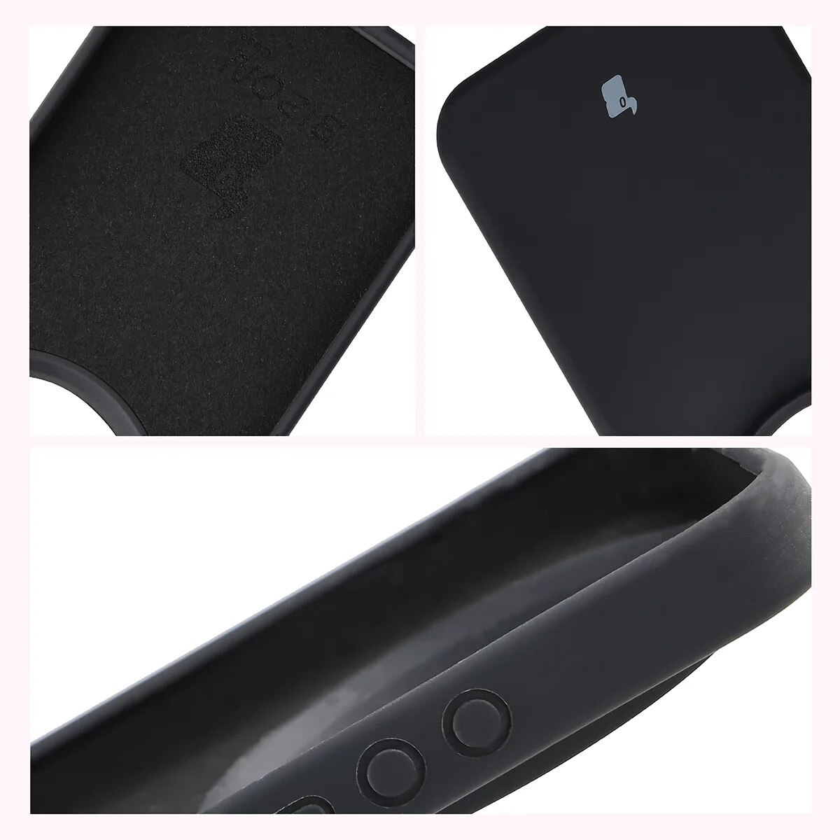 Husa din silicon Bizon Soft Case pentru Xiaomi 17 Ultra, Negru