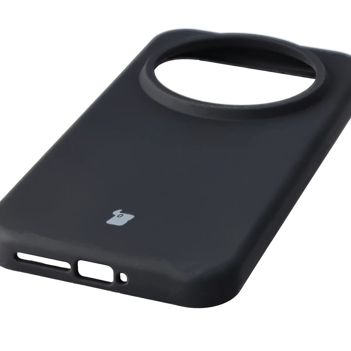 Husa din silicon Bizon Soft Case pentru Xiaomi 17 Ultra, Negru