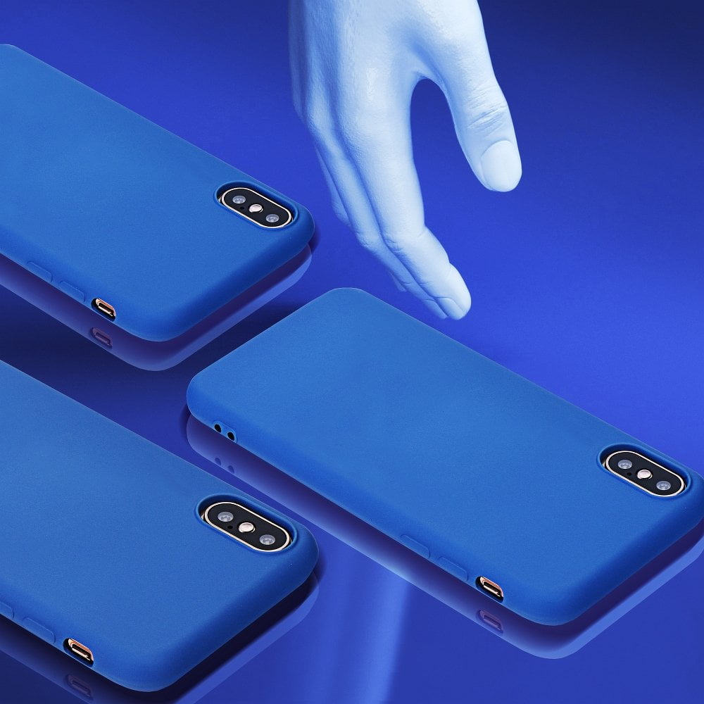 Husa Silicon Forcell Lite pentru Samsung Galaxy A51, Blue