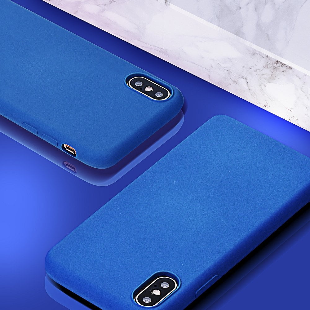 Husa Silicon Forcell Lite pentru Samsung Galaxy A51, Blue