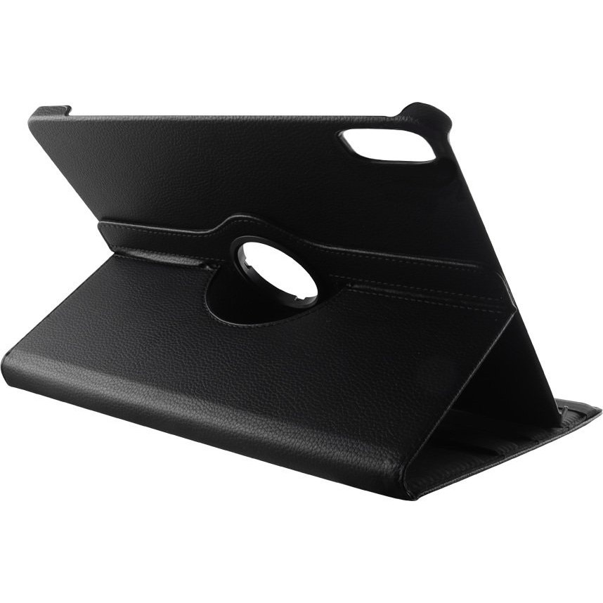Carcasa Rotativa pentru Tableta Lenovo Tab M9 9.0", Volte-Tel, Neagra, din Derma, cu Stand 2 pozitii