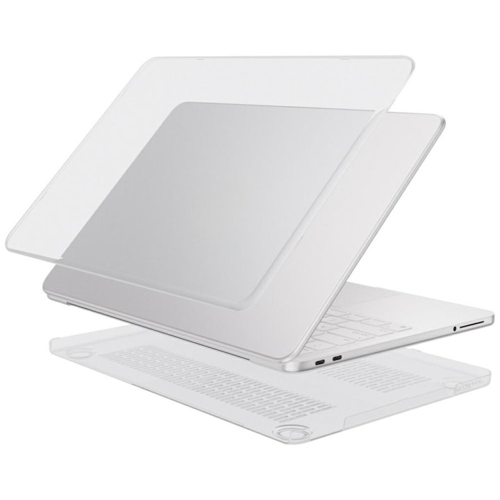 Carcasa laptop 4smarts Shell compatibila cu MacBook Neo 13 inch, Transparent