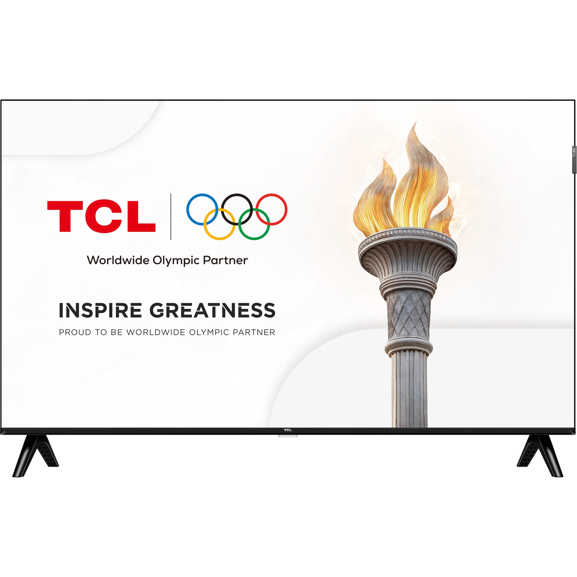 Televizor TCL QLED 43V5C, 108 cm, Smart Google TV, Full HD, clasa F, (Model 2025), Negru