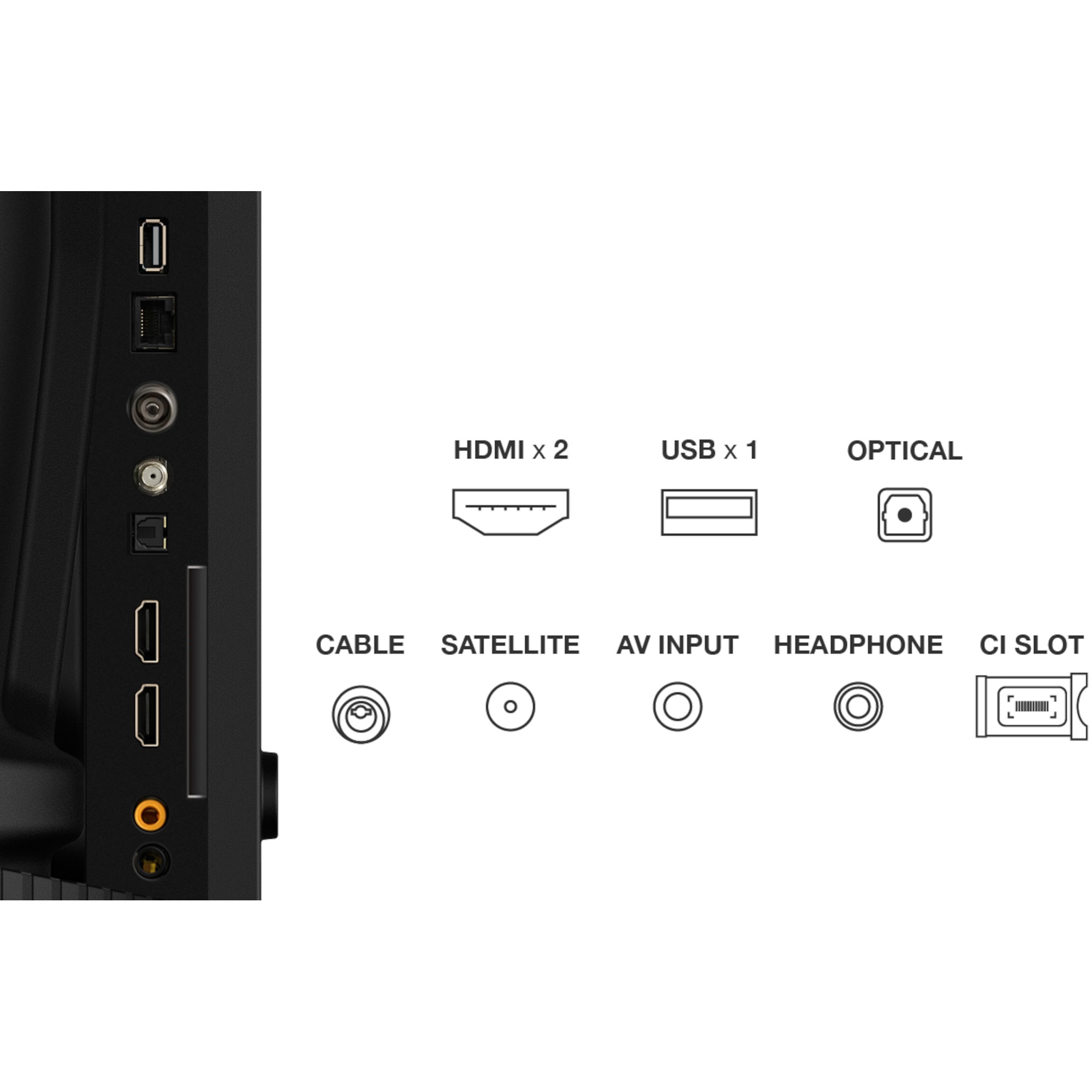 Televizor TCL QLED 43V5C, 108 cm, Smart Google TV, Full HD, clasa F, (Model 2025), Negru