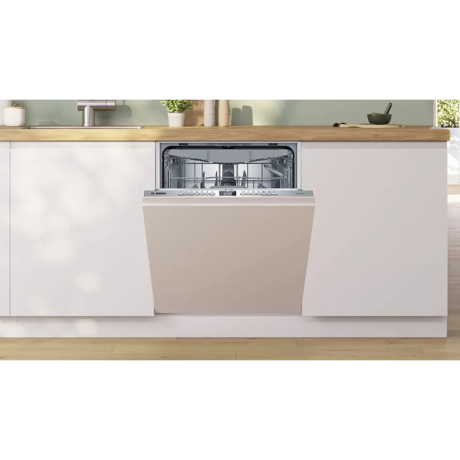 Masina de spalat vase incorporabila Bosch SMV4EMX71S, 14 seturi, 6 programe, clasa B, latime 59,8 cm, Alb