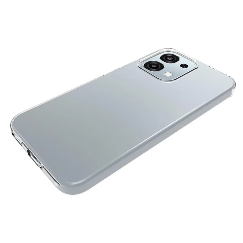 Husa pentru Oppo Reno A6 Pro 4G / A6 Pro 5G, ClearGuard, din silicon transparent, set cu sticker, Transparenta