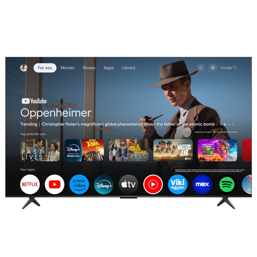 Televizor TCL Mini LED 85Q6C, 215 cm, Smart Google TV, 4K Ultra HD, WiFi, CI+, (Model 2025), Negru