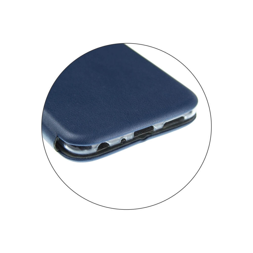Husa Carte Elegance pentru Huawei P Smart 2021, Slim, Inchidere Magnetica, Albastru