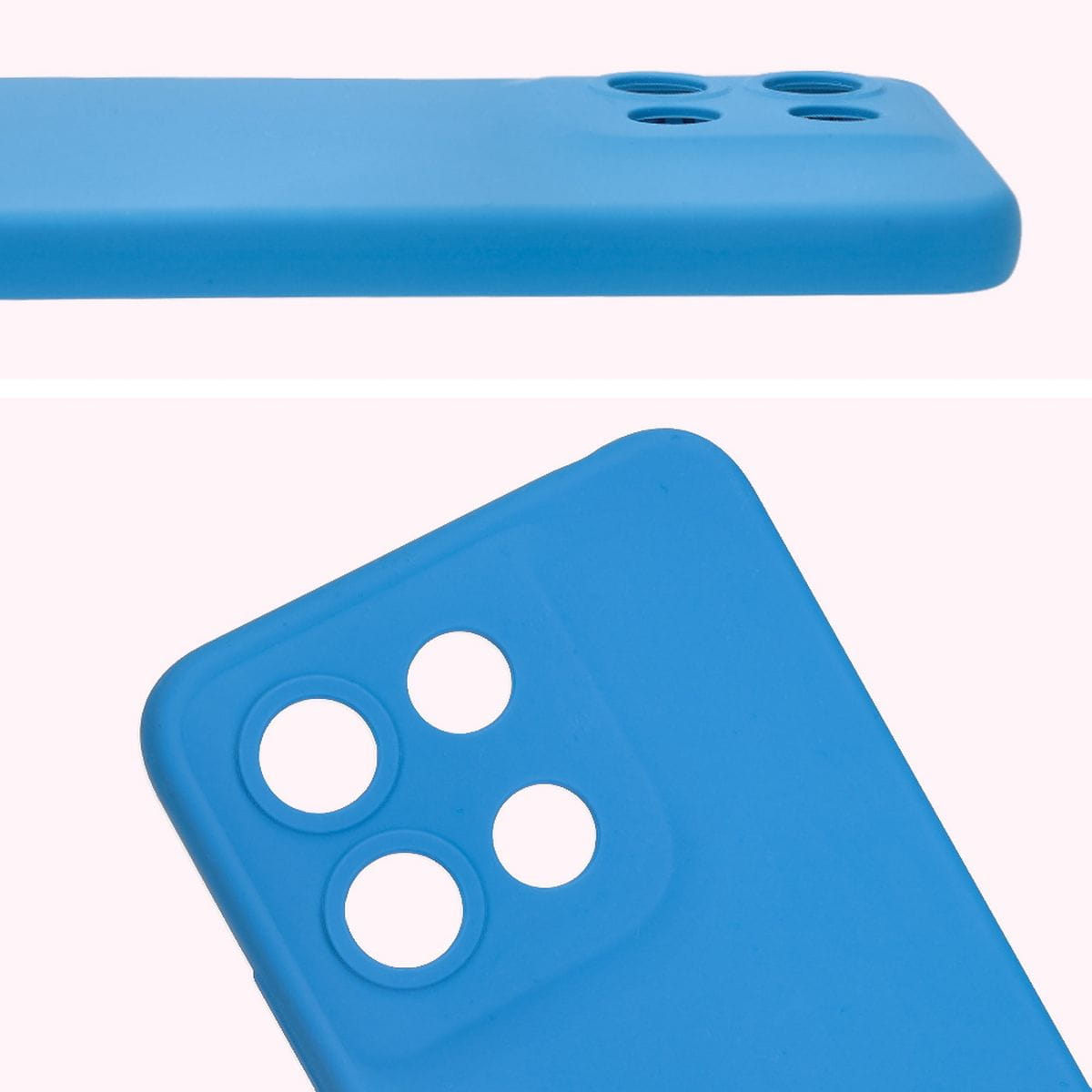Husa Bizon Soft Case pentru Motorola Moto G15 / G15 Power, albastru