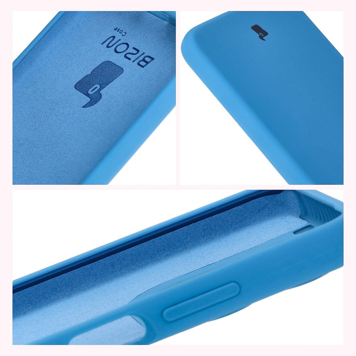 Husa Bizon Soft Case pentru Motorola Moto G15 / G15 Power, albastru