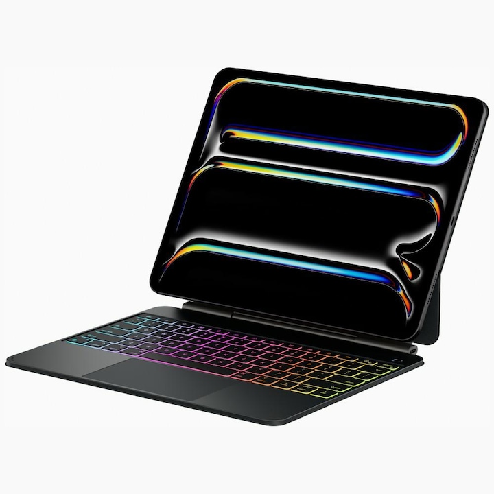 Husa Typecase Edge Pro cu tastatura pentru iPad Air 13 inch negru