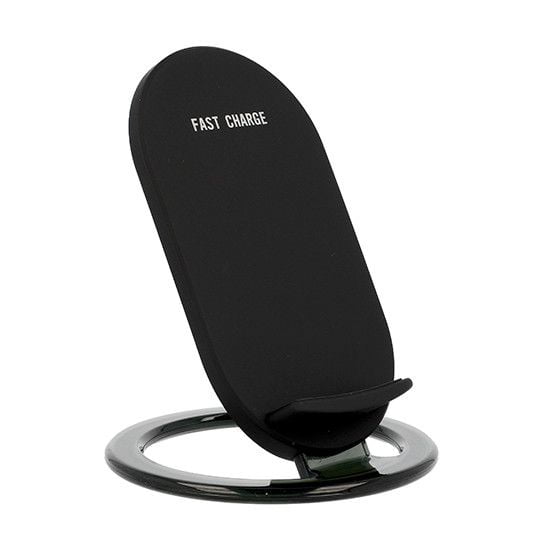 Incarcator Wireless Inductie cu stand FC03, Quick Charge, QI, 2A, Black