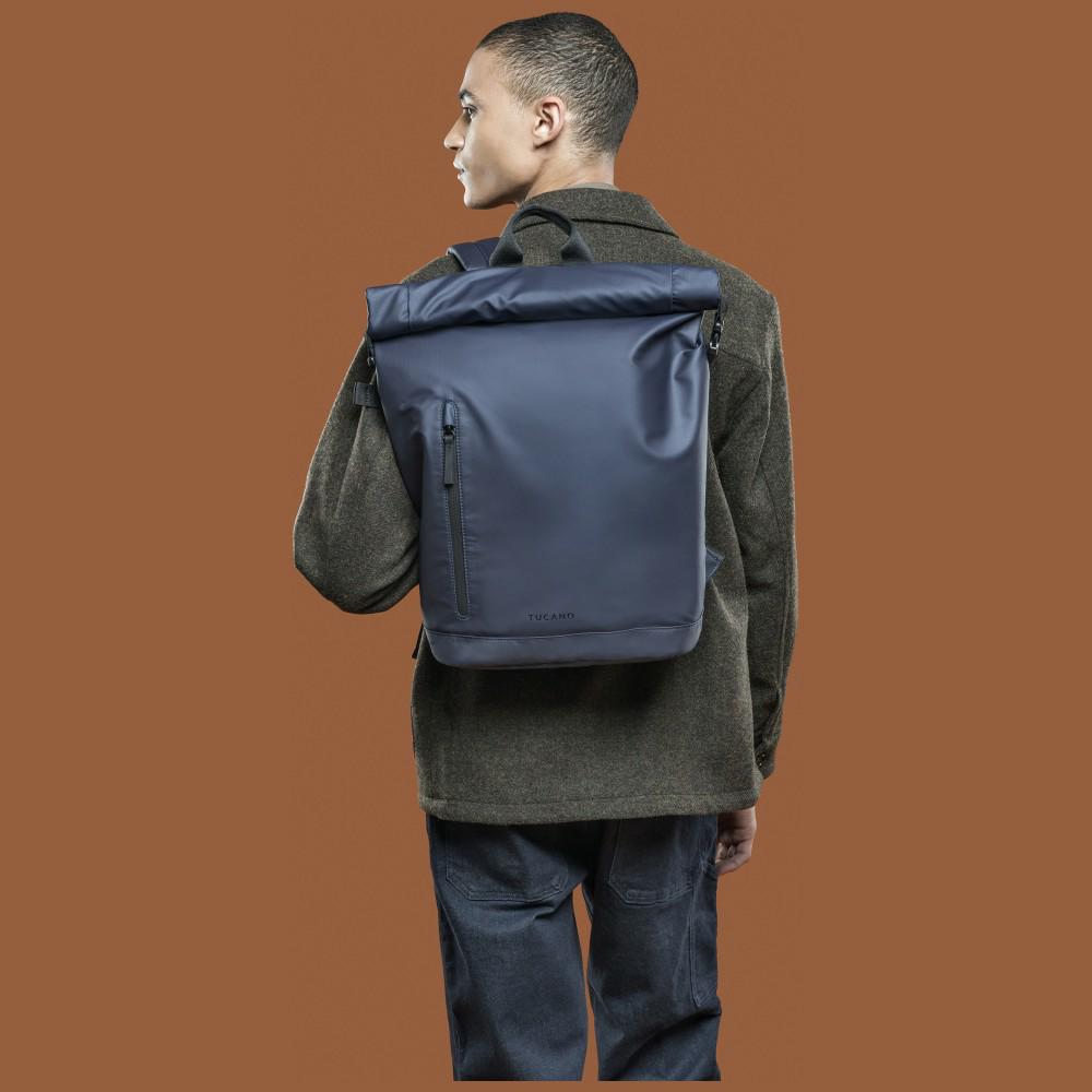 Rucsac laptop Tucano Rollo albastru 15.6x16inch