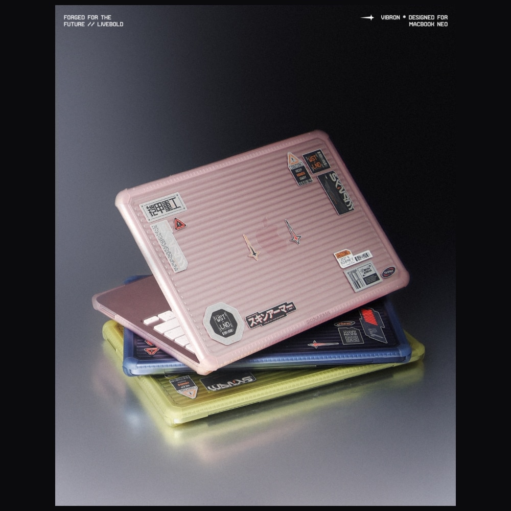 Husa Skinarma Vibron pentru MacBook Neo 13, bleumarin