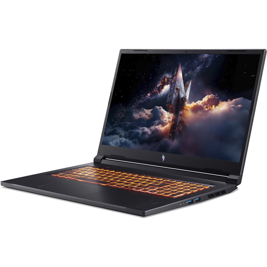 Laptop Acer Nitro V 17 ANV17-41-R27Z, 17.3 inch, QHD IPS, AMD Ryzen AI 7-260H, 32GB RAM, 1TB SSD, Nvidia GeForce RTX 5060 8GB, Windows 11 Home, Negru