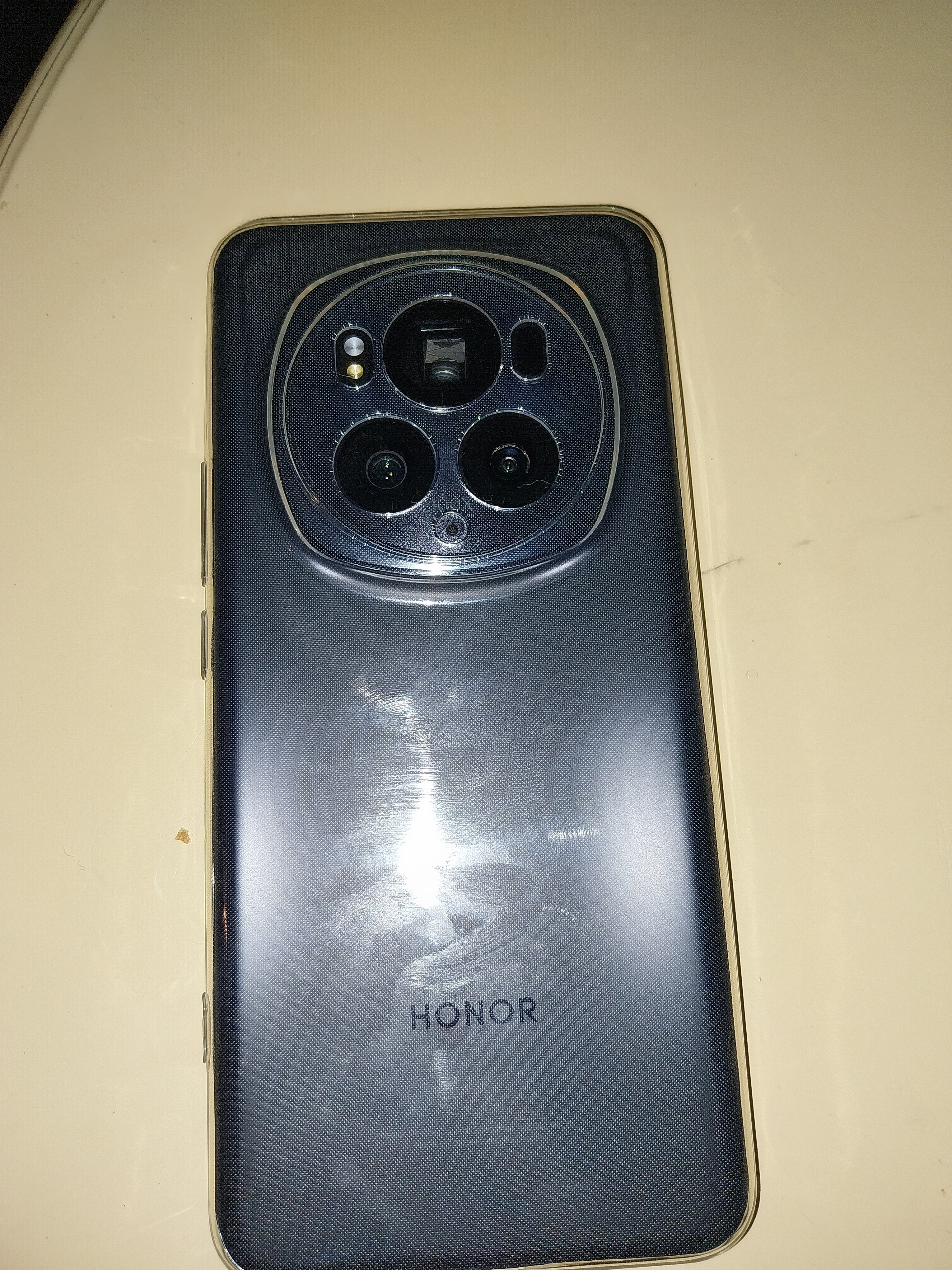 Husa Honor Magic6 Pro Techsuit Shockproof Clear Silicone, transparenta