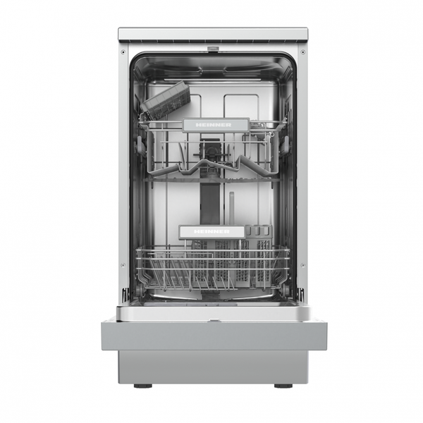 Masina de spalat vase HEINNER HDW-FSM45510XE++, 10 seturi, Clasa E, 5 programe (Inox)