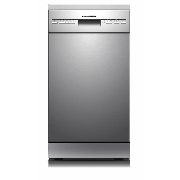 Masina de spalat vase HEINNER HDW-FSM45510XE++, 10 seturi, Clasa E, 5 programe (Inox)