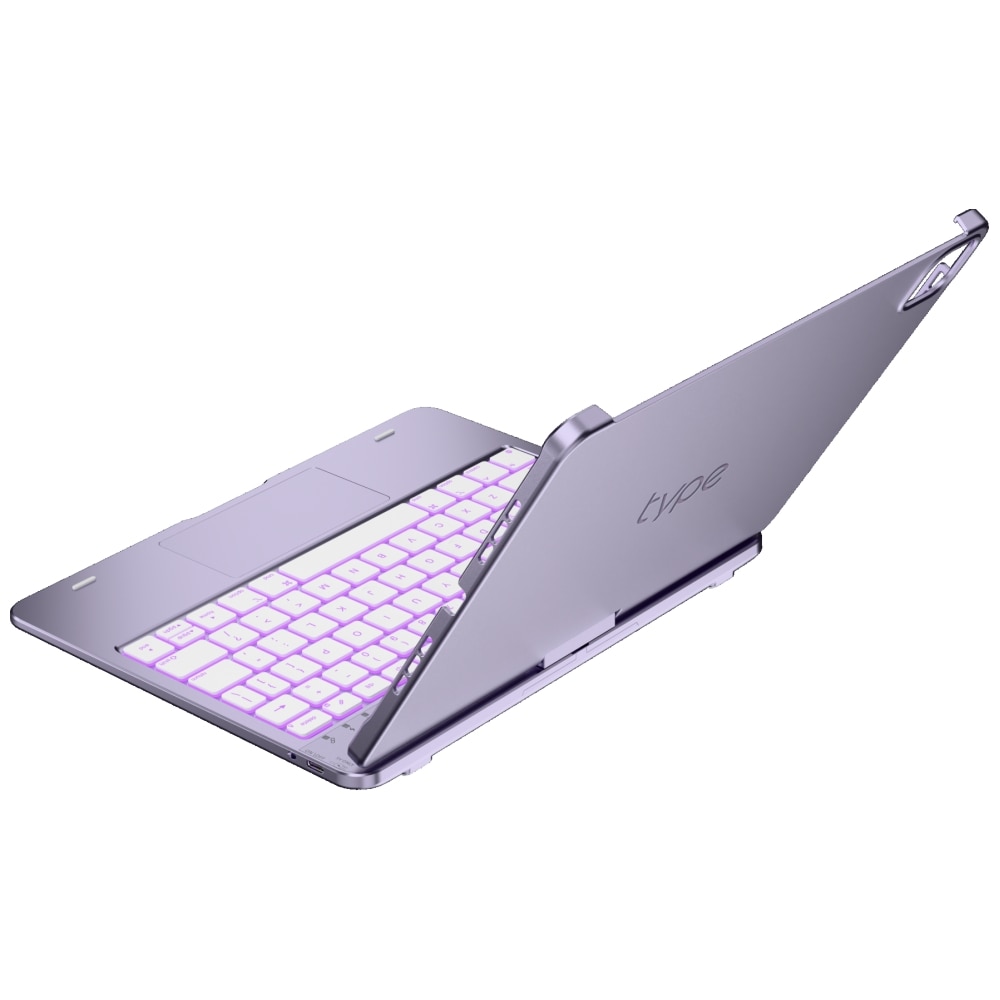 Husa tableta Typecase Flexbook Touch cu tastatura violet 11inch