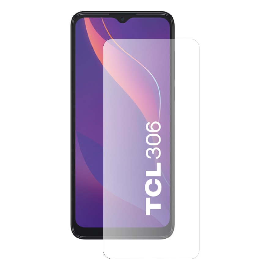 Folie Protectie Pentru TCL 306, Rezistenta 9H, Full Glue, Montare usoara, Transparenta