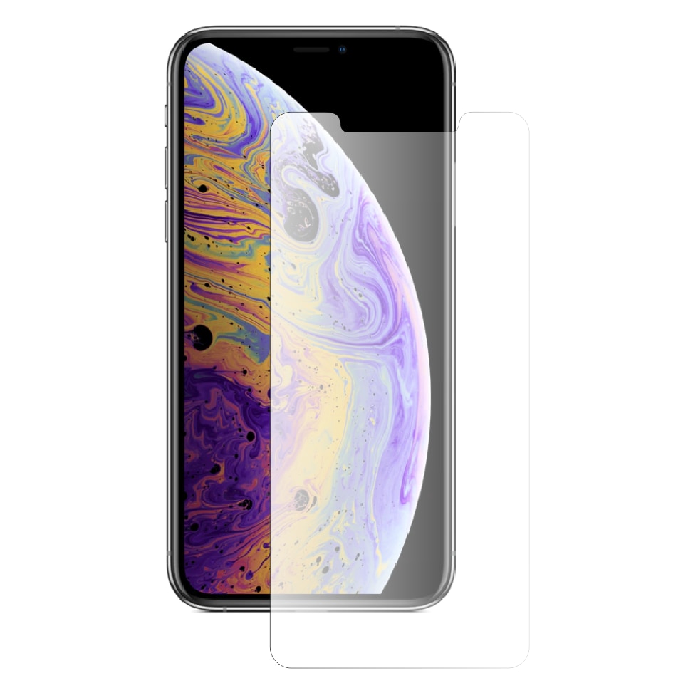 Folie Protectie Pentru iPhone XS Max, Rezistenta 9H, Full Glue, Montare usoara, Transparenta